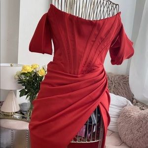 HouseofCB Loretta red dress